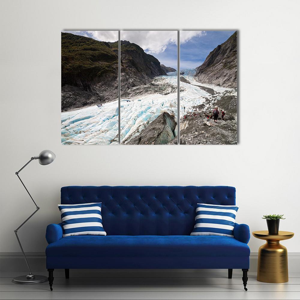 Scenic Landscape At Franz Josef Glacier Canvas Wall Art-3 Horizontal-Gallery Wrap-37" x 24"-Tiaracle