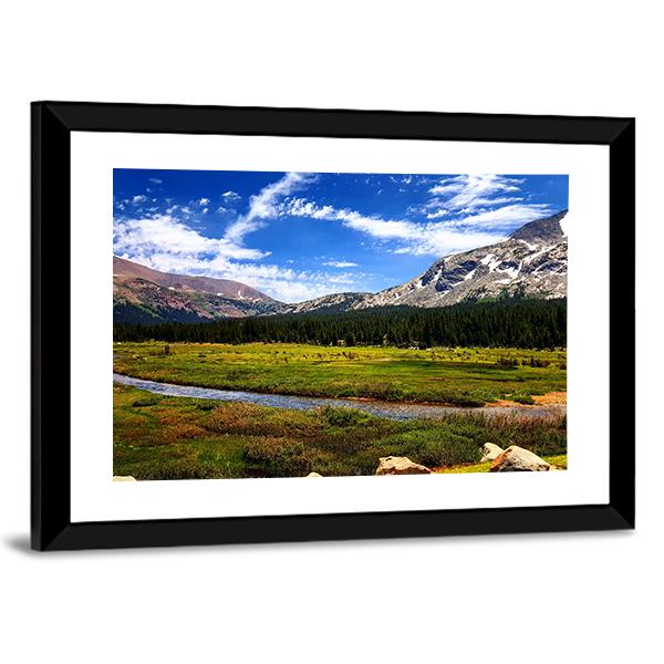 Scenic Landscape Of Colorado Panoramic Canvas Wall Art-1 Piece-36" x 12"-Tiaracle