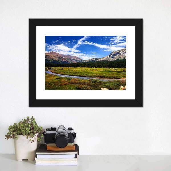 Scenic Landscape Of Colorado Panoramic Canvas Wall Art-1 Piece-36" x 12"-Tiaracle