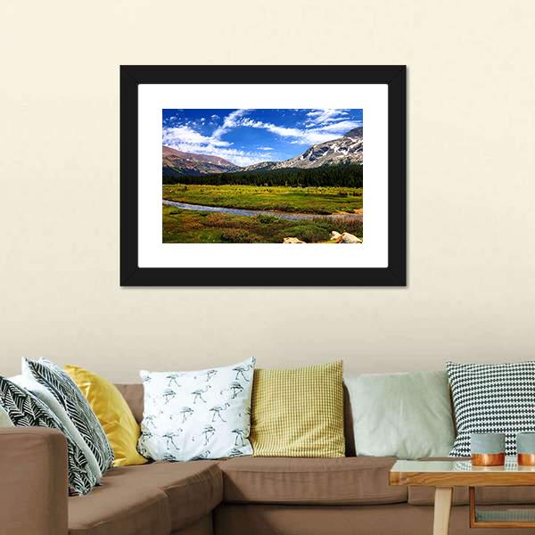 Scenic Landscape Of Colorado Panoramic Canvas Wall Art-1 Piece-36" x 12"-Tiaracle