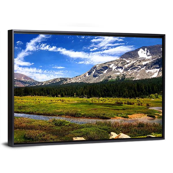 Scenic Landscape Of Colorado Panoramic Canvas Wall Art-1 Piece-36" x 12"-Tiaracle