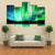 Scenic Northern Lights Canvas Wall Art-5 Pop-Gallery Wrap-47" x 32"-Tiaracle