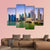 Scenic Singapore Skyline Canvas Wall Art-4 Pop-Gallery Wrap-50" x 32"-Tiaracle