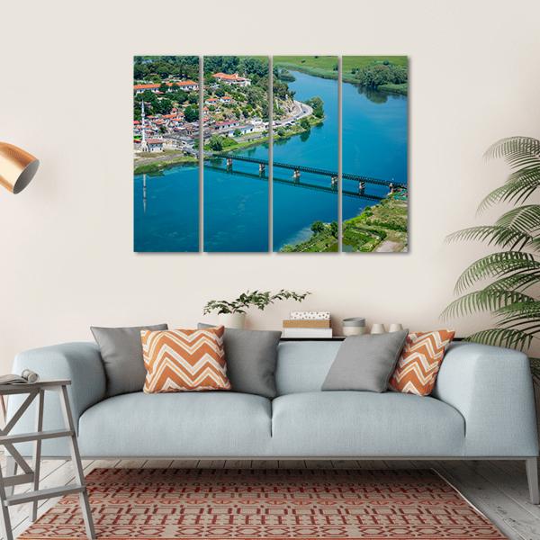 Scenic View From The Fortress Of Rosafa Canvas Wall Art-4 Horizontal-Gallery Wrap-34" x 24"-Tiaracle