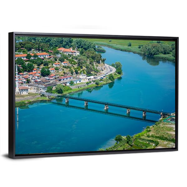 Scenic View From The Fortress Of Rosafa Canvas Wall Art-3 Horizontal-Gallery Wrap-25" x 16"-Tiaracle