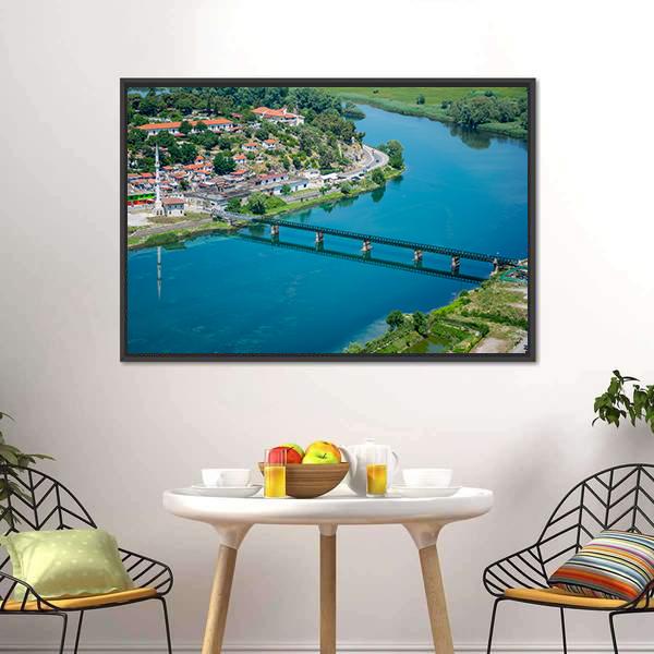 Scenic View From The Fortress Of Rosafa Canvas Wall Art-3 Horizontal-Gallery Wrap-25" x 16"-Tiaracle