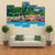 Scenic View Of Old Bellagio Como Lake Canvas Wall Art-5 Pop-Gallery Wrap-47" x 32"-Tiaracle