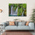 Scenic Waterfall In The Forest Canvas Wall Art-1 Piece-Gallery Wrap-36" x 24"-Tiaracle