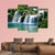 Scenic Waterfall Canvas Wall Art-3 Horizontal-Gallery Wrap-37" x 24"-Tiaracle