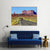 School Bus On Road At Monument Valley USA Canvas Wall Art-4 Square-Gallery Wrap-17" x 17"-Tiaracle