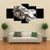 Science Fiction Spaceship Canvas Wall Art-3 Horizontal-Gallery Wrap-37" x 24"-Tiaracle