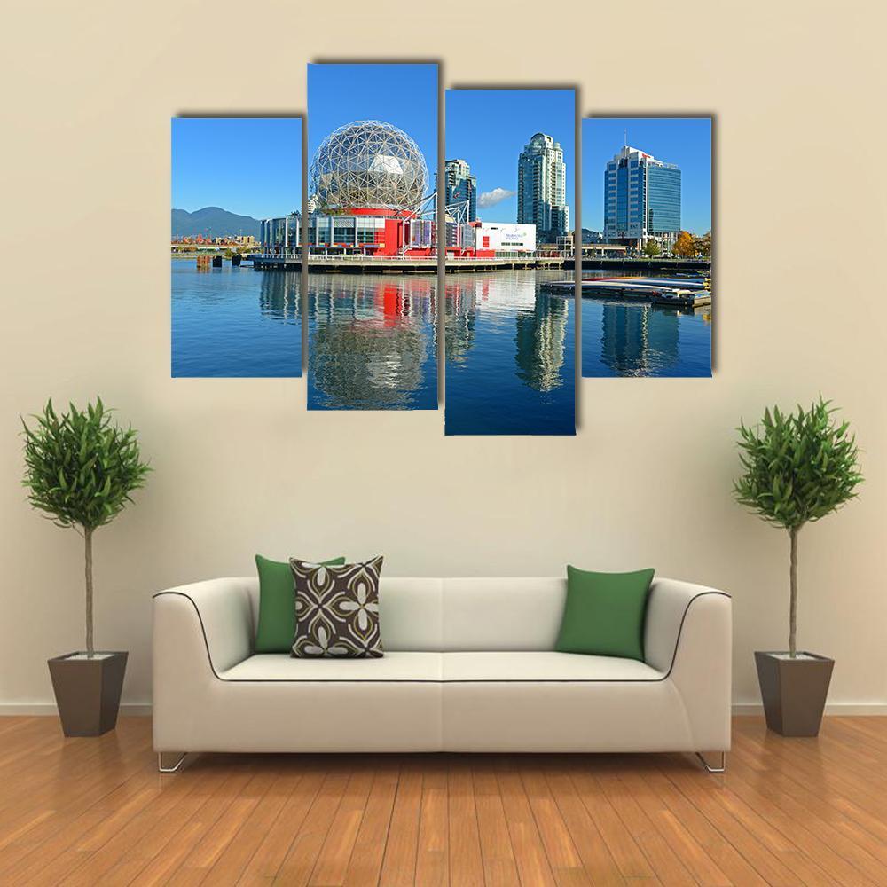 Science World Vancouver Canvas Wall Art-4 Pop-Gallery Wrap-50" x 32"-Tiaracle
