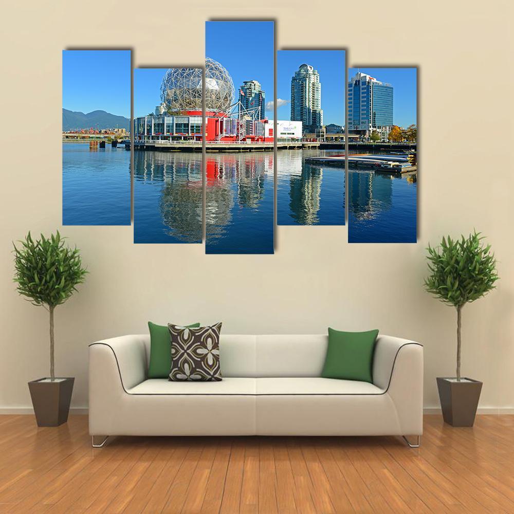 Science World Vancouver Canvas Wall Art-5 Pop-Gallery Wrap-47" x 32"-Tiaracle
