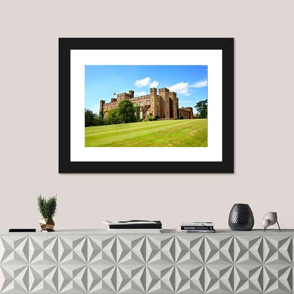 Scone Palace In Scotland Canvas Wall Art-1 Piece-Framed Print-20" x 16"-Tiaracle