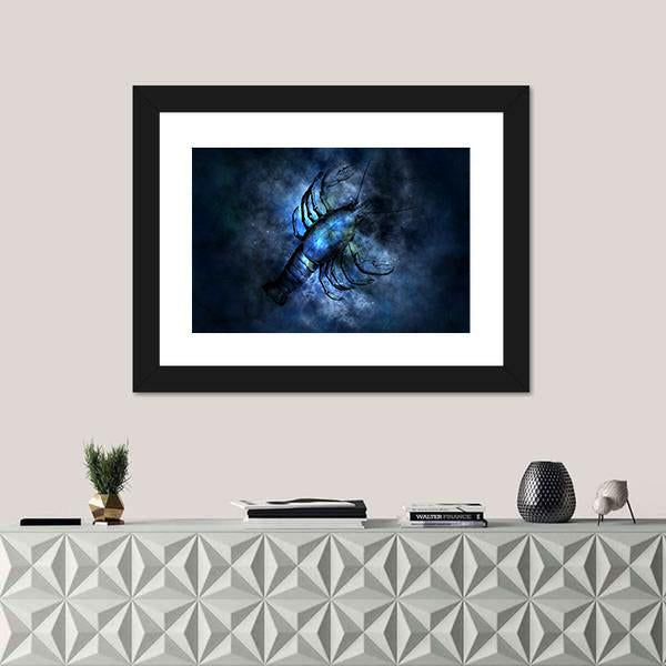 Scorpio Sign Vertical Canvas Wall Art-3 Vertical-Gallery Wrap-12" x 25"-Tiaracle