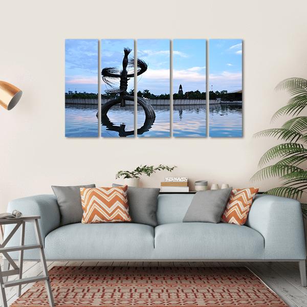 Sculpture Of Art Canvas Wall Art-5 Horizontal-Gallery Wrap-22" x 12"-Tiaracle