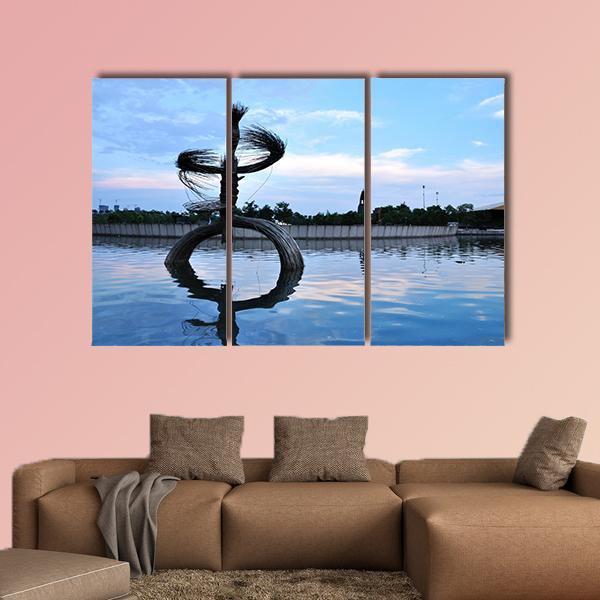 Sculpture Of Art Canvas Wall Art-3 Horizontal-Gallery Wrap-25" x 16"-Tiaracle