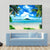 Sea From Tropical Coast Canvas Wall Art-5 Horizontal-Gallery Wrap-22" x 12"-Tiaracle