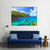 Sea Landscape In Kefalonia Canvas Wall Art-4 Horizontal-Gallery Wrap-34" x 24"-Tiaracle