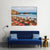 Sea Sun Beach In Cyprus Canvas Wall Art-5 Pop-Gallery Wrap-47" x 32"-Tiaracle