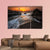 Sea Sunrise At The Black Sea Coast In Bulgaria Canvas Wall Art-4 Pop-Gallery Wrap-50" x 32"-Tiaracle