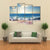 Sea Sunset In Olympic Park Coast Canvas Wall Art-4 Pop-Gallery Wrap-50" x 32"-Tiaracle
