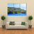 Seascape View Of The Coastline Canvas Wall Art-3 Horizontal-Gallery Wrap-37" x 24"-Tiaracle