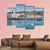 Seaside Cityscape Of Cascais Canvas Wall Art-4 Pop-Gallery Wrap-50" x 32"-Tiaracle