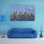 Seattle Washington Skyline On Lake Canvas Wall Art-3 Horizontal-Gallery Wrap-37" x 24"-Tiaracle