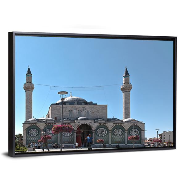 Selimiye Mosque Turkey Canvas Wall Art-3 Horizontal-Gallery Wrap-25" x 16"-Tiaracle