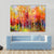 Semi Abstract Paintings Image Of Forest Canvas Wall Art-4 Pop-Gallery Wrap-50" x 32"-Tiaracle