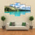 Serenity Emerald Lake In Canada Canvas Wall Art-3 Horizontal-Gallery Wrap-37" x 24"-Tiaracle