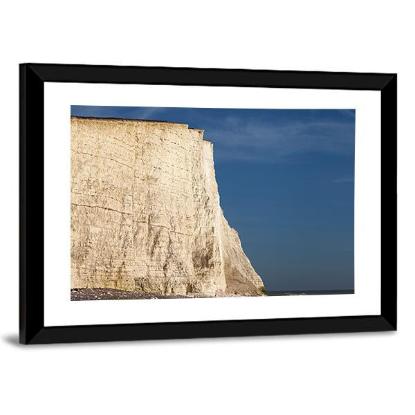 Seven Sisters Cliffs Canvas Wall Art-3 Horizontal-Gallery Wrap-25" x 16"-Tiaracle