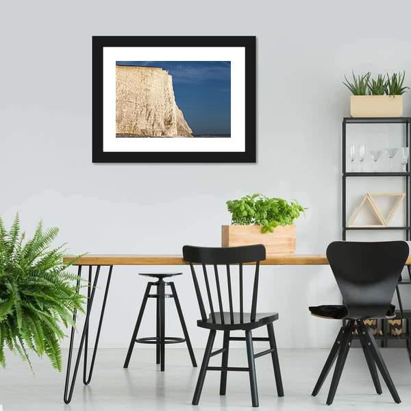 Seven Sisters Cliffs Canvas Wall Art-3 Horizontal-Gallery Wrap-25" x 16"-Tiaracle