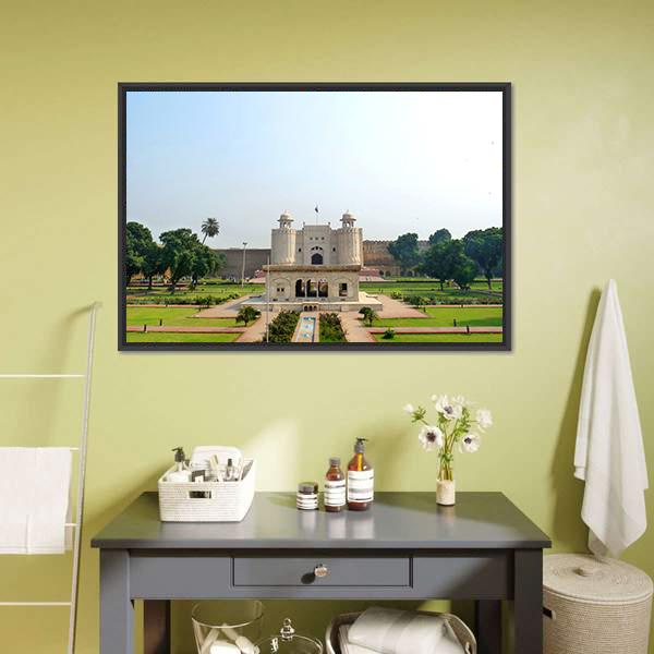 Shahi Qilla Fort Lahore Canvas Wall Art-5 Horizontal-Gallery Wrap-22" x 12"-Tiaracle