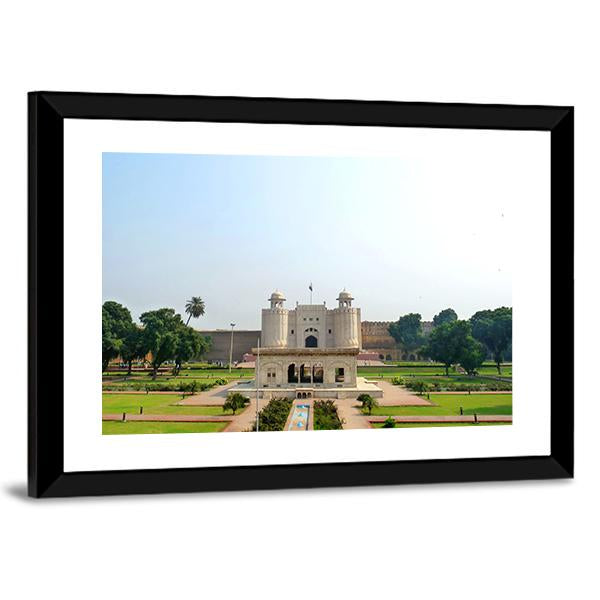 Shahi Qilla Fort Lahore Canvas Wall Art-5 Horizontal-Gallery Wrap-22" x 12"-Tiaracle
