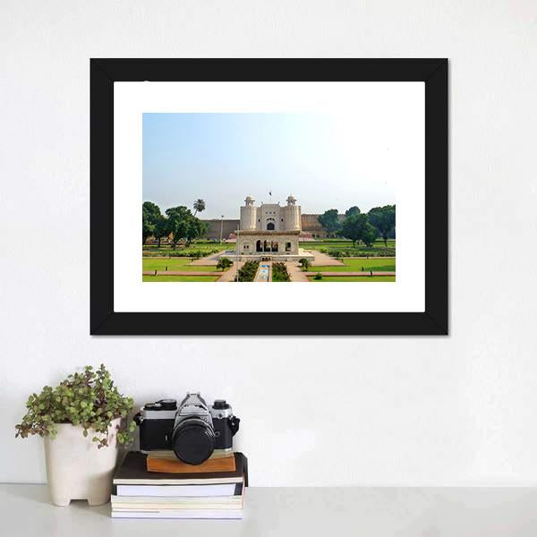 Shahi Qilla Fort Lahore Canvas Wall Art-5 Horizontal-Gallery Wrap-22" x 12"-Tiaracle