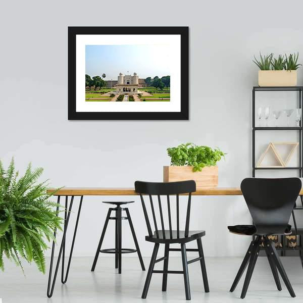 Shahi Qilla Fort Lahore Canvas Wall Art-5 Horizontal-Gallery Wrap-22" x 12"-Tiaracle