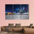 Shanghai At Night In China Canvas Wall Art-5 Pop-Gallery Wrap-47" x 32"-Tiaracle