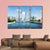 Shanghai Skyline In Sunny Day Canvas Wall Art-5 Star-Gallery Wrap-62" x 32"-Tiaracle