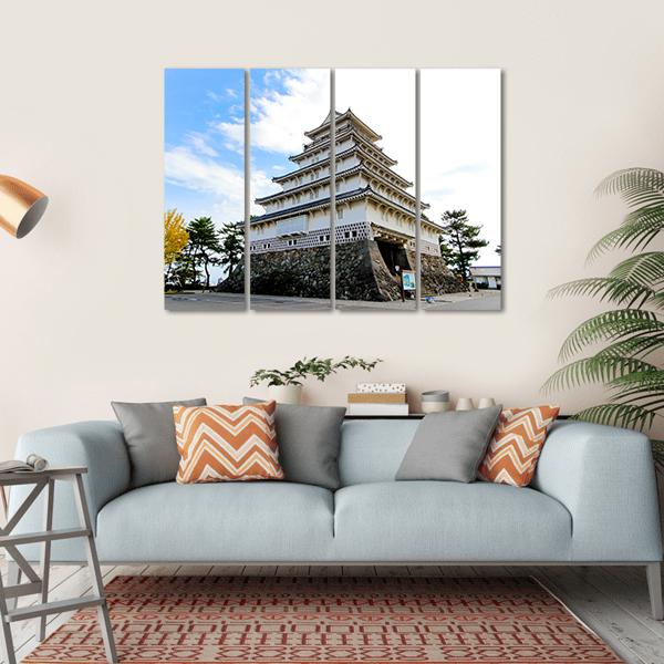 Shimabara Moritake Castle In Japan Canvas Wall Art-4 Horizontal-Gallery Wrap-34" x 24"-Tiaracle