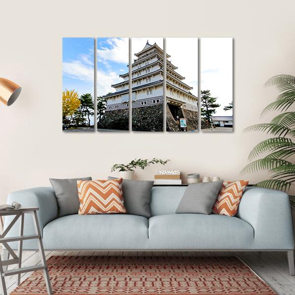 Shimabara Moritake Castle In Japan Canvas Wall Art-5 Horizontal-Gallery Wrap-22" x 12"-Tiaracle