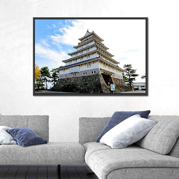 Shimabara Moritake Castle In Japan Canvas Wall Art-3 Horizontal-Gallery Wrap-25" x 16"-Tiaracle