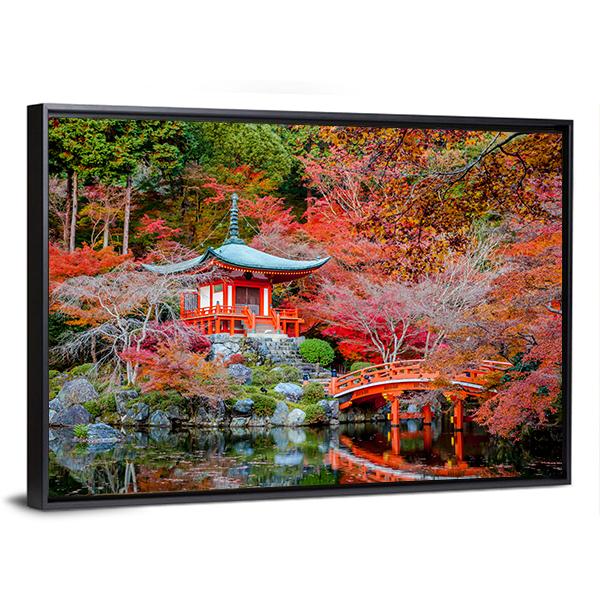 Shingon Buddhist Temple In Japan Canvas Wall Art-3 Horizontal-Gallery Wrap-25" x 16"-Tiaracle