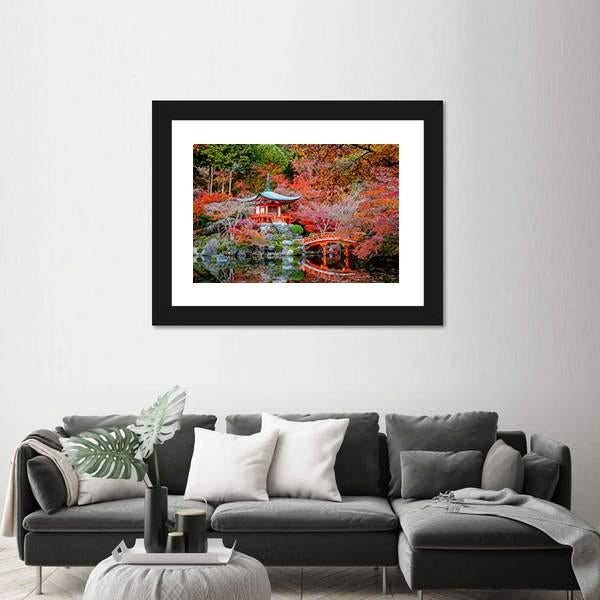 Shingon Buddhist Temple In Japan Canvas Wall Art-3 Horizontal-Gallery Wrap-25" x 16"-Tiaracle
