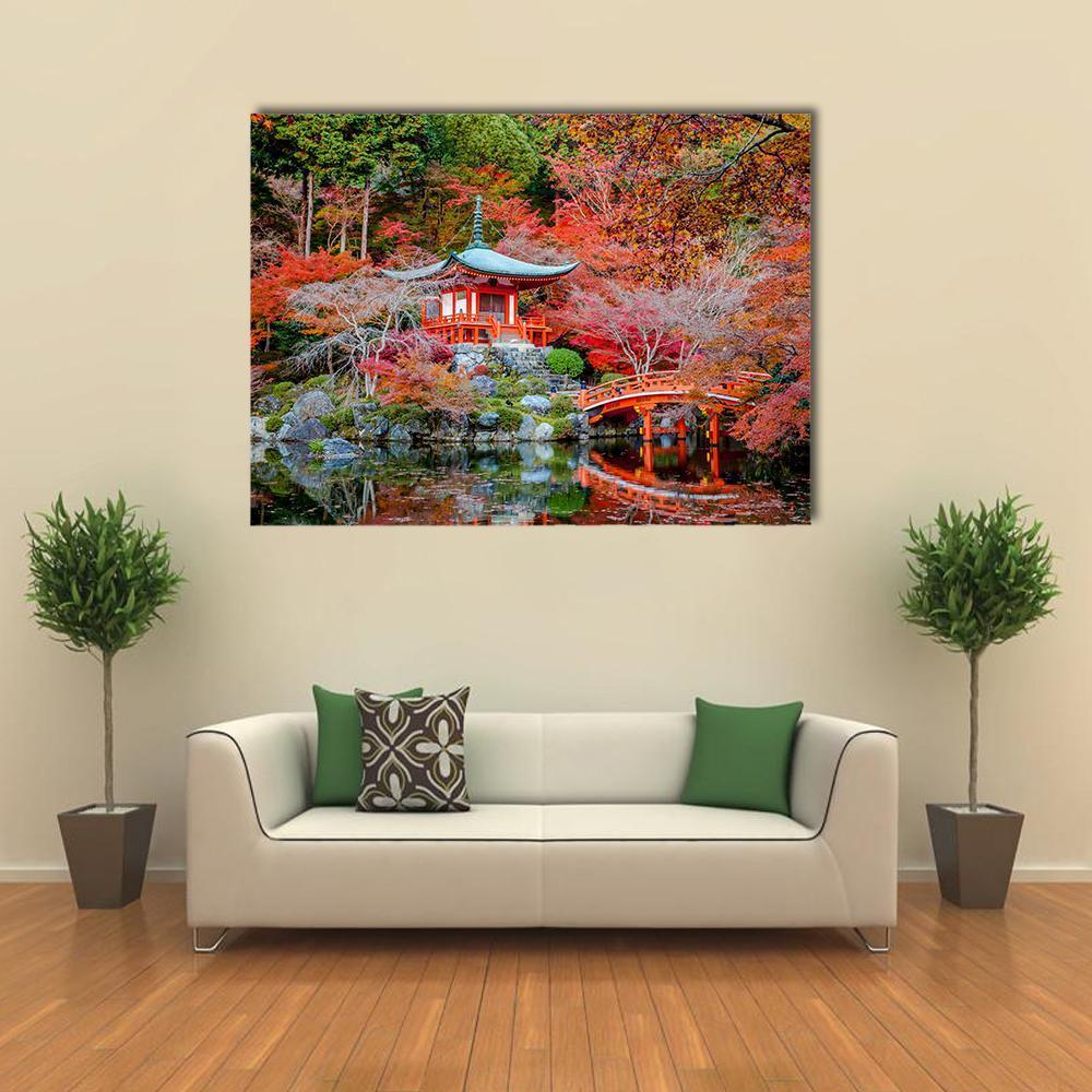 Shingon Buddhist Temple In Japan Canvas Wall Art-1 Piece-Gallery Wrap-48" x 32"-Tiaracle