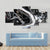 Shiny Motorcycle Engine Canvas Wall Art-3 Horizontal-Gallery Wrap-37" x 24"-Tiaracle