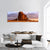 Shiprock In New Mexico Panoramic Canvas Wall Art-3 Piece-25" x 08"-Tiaracle