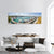 Ships In Port Of Greece Panoramic Canvas Wall Art-3 Piece-25" x 08"-Tiaracle