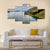 Shot Of Lake With Steep Coast Canvas Wall Art-5 Star-Gallery Wrap-62" x 32"-Tiaracle